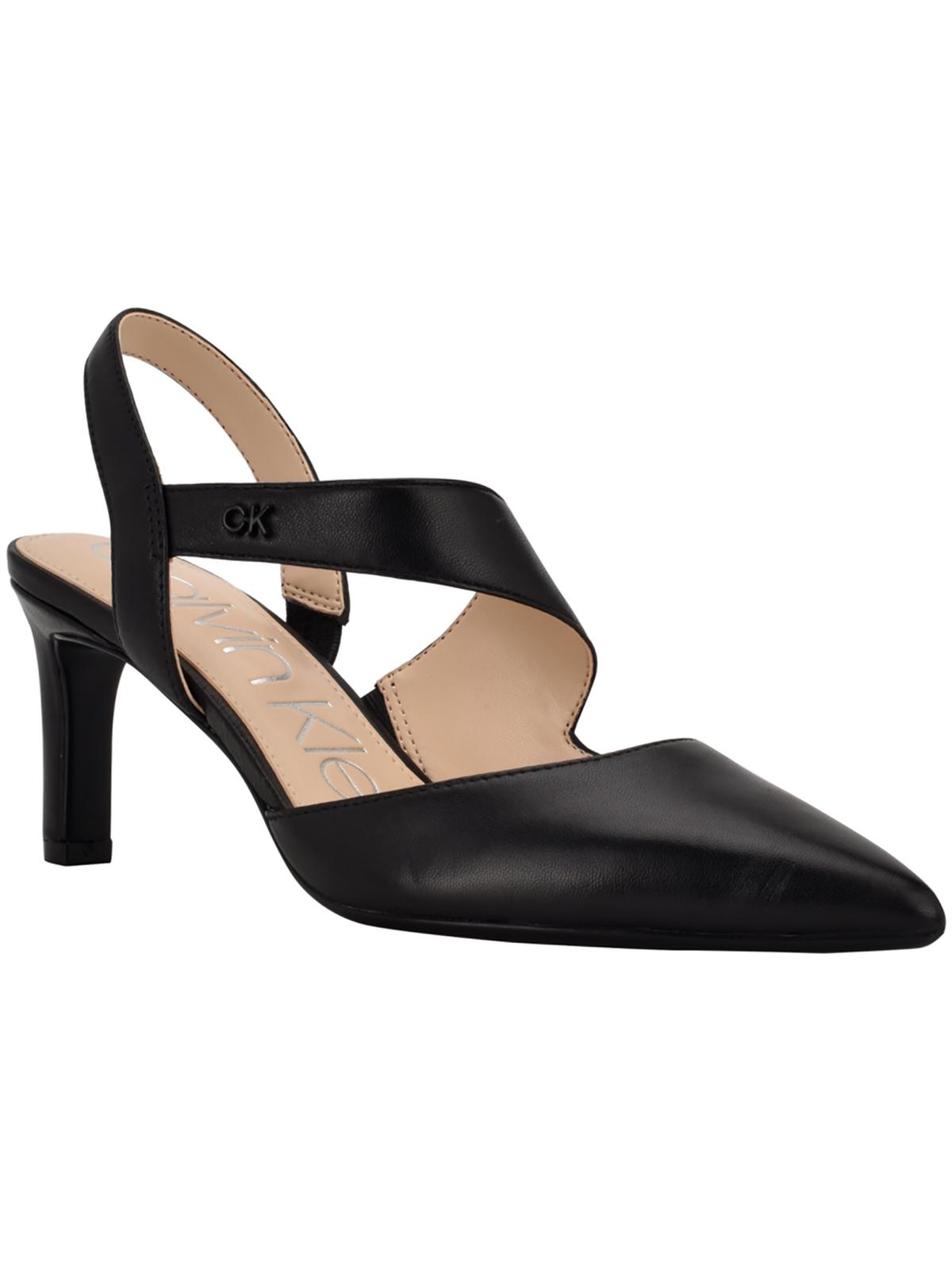 Calvin Klein Womens Larin Padded Insole Slingback Pumps